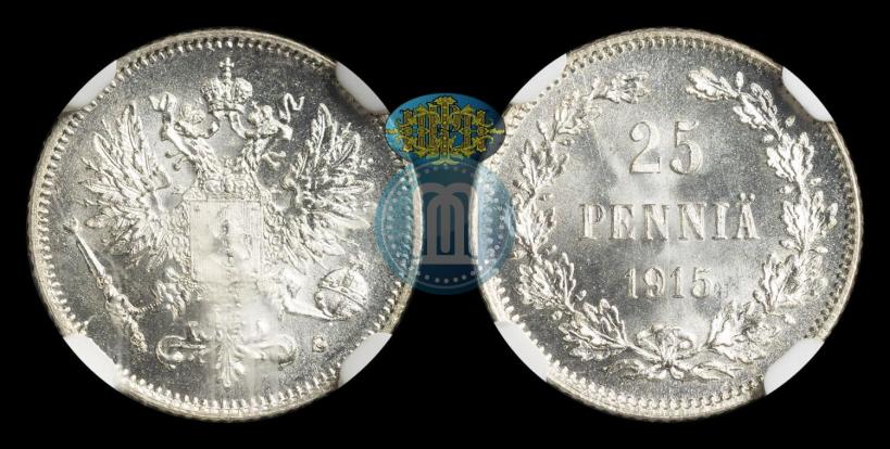 Фото 25 пенни 1915 года S 