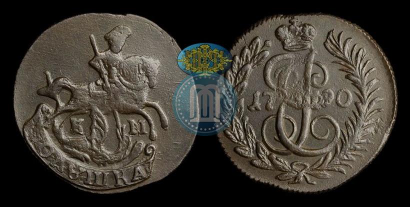 Фото Полушка 1790 года КМ 