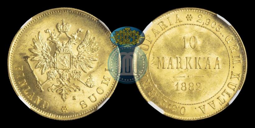Picture 10 markkaa 1882 year S 