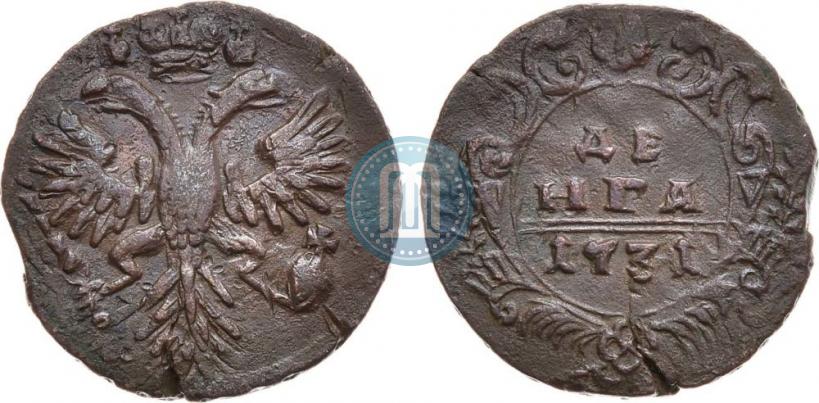 Фото Денга 1731 года  