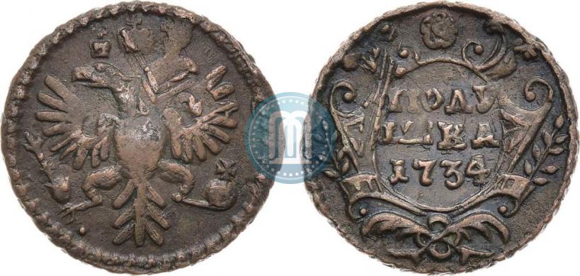 Picture Polushka 1734 year  