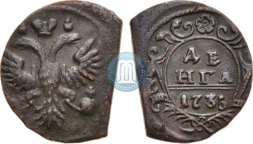 Фото Денга 1735 года  