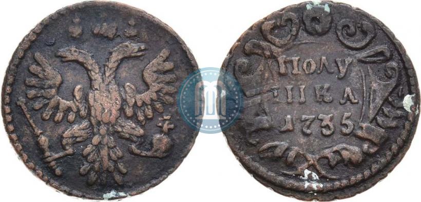 Picture Polushka 1735 year  