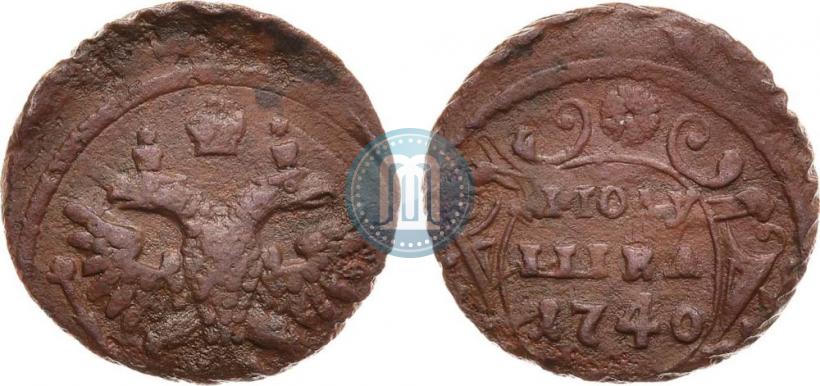 Фото Полушка 1740 года  