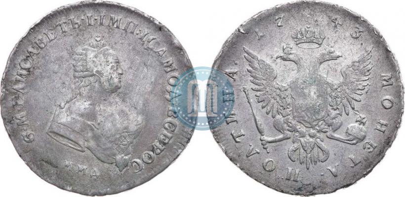Picture Poltina 1742 year ММД 