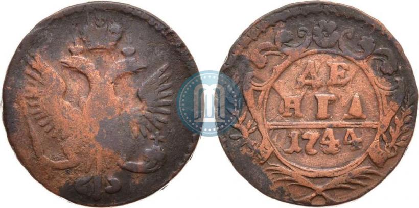 Фото Денга 1744 года  