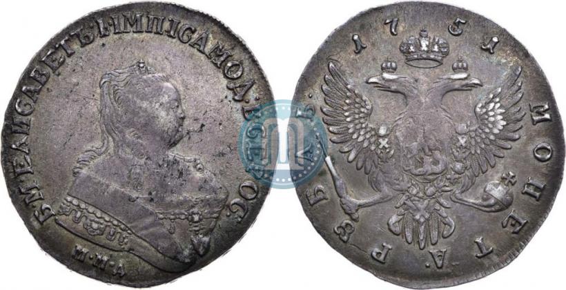 Picture 1 rouble 1751 year ММД 