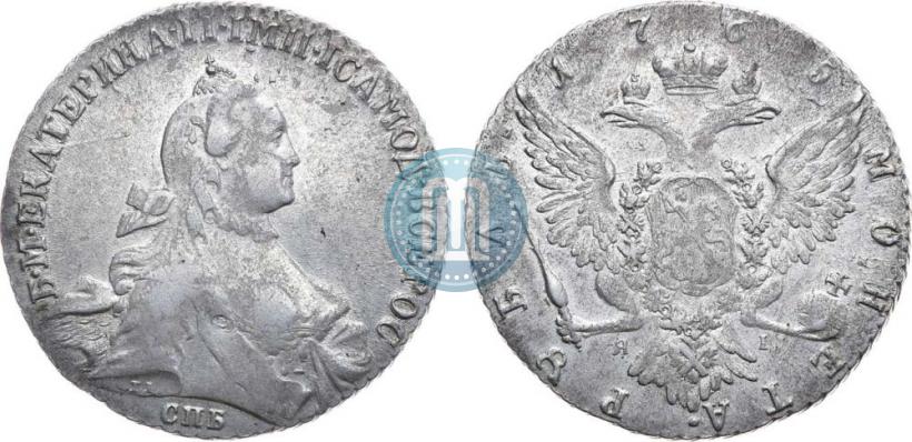 Picture 1 rouble 1765 year СПБ-ЯI 