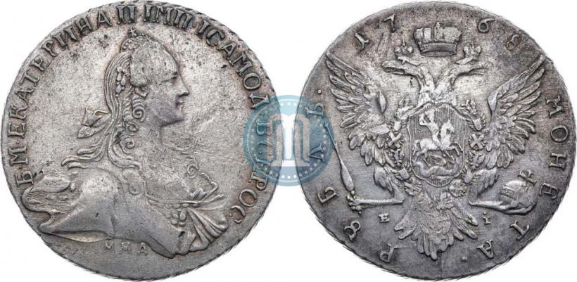Picture 1 rouble 1768 year ММД-EI 