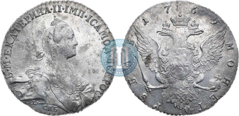 Picture 1 rouble 1769 year СПБ-СА 