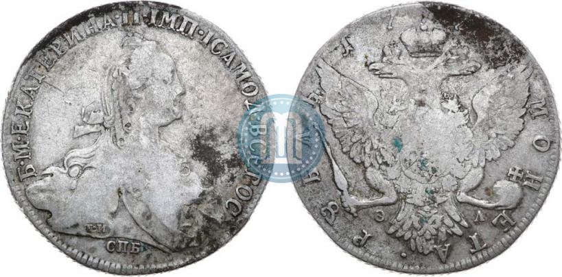 Picture 1 rouble 1774 year СПБ-ФЛ 