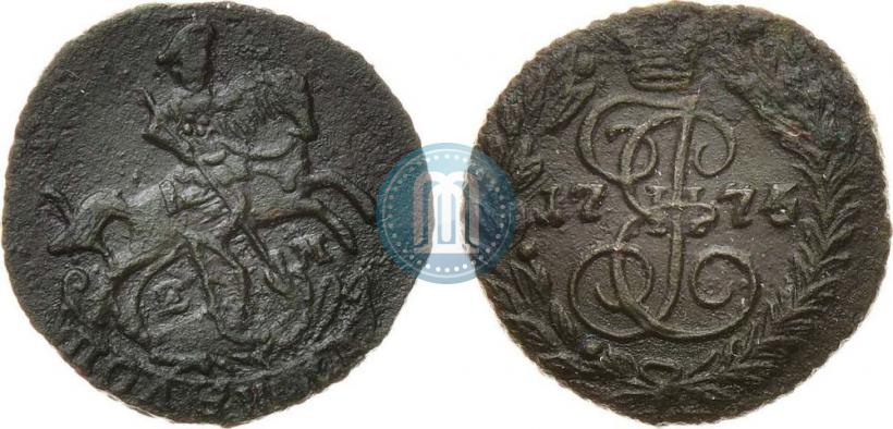 Фото Полушка 1775 года ЕМ 