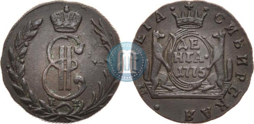 Фото Денга 1775 года КМ 