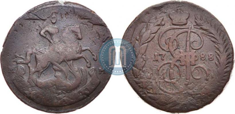 Picture 2 kopecks 1788 year ММ 
