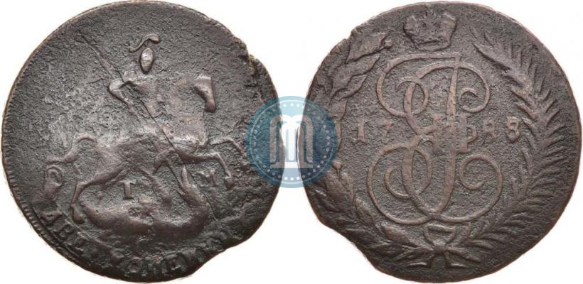 Picture 2 kopecks 1788 year ТМ 