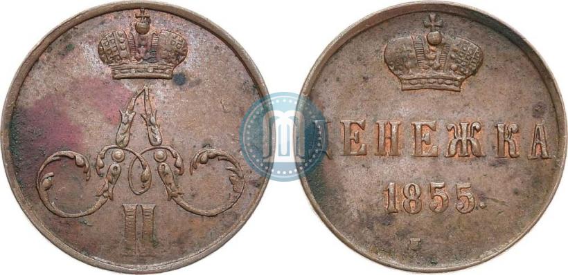 Picture Denezhka 1855 year ЕМ 