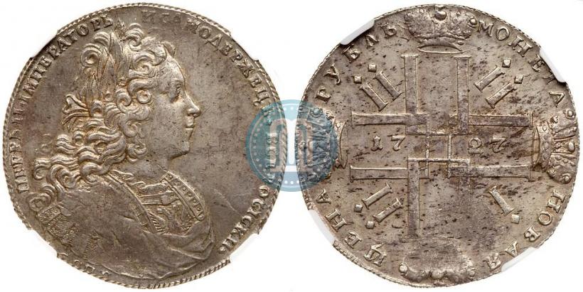 Picture 1 rouble 1727 year СПБ "Petersburg type"