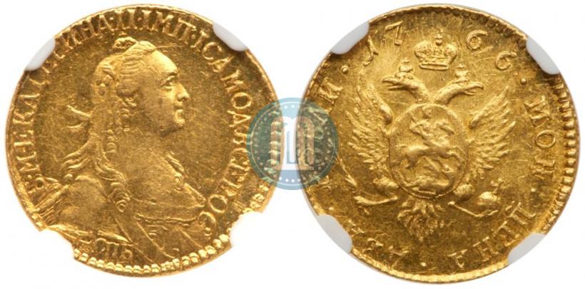 Picture 2 roubles 1766 year СПБ 