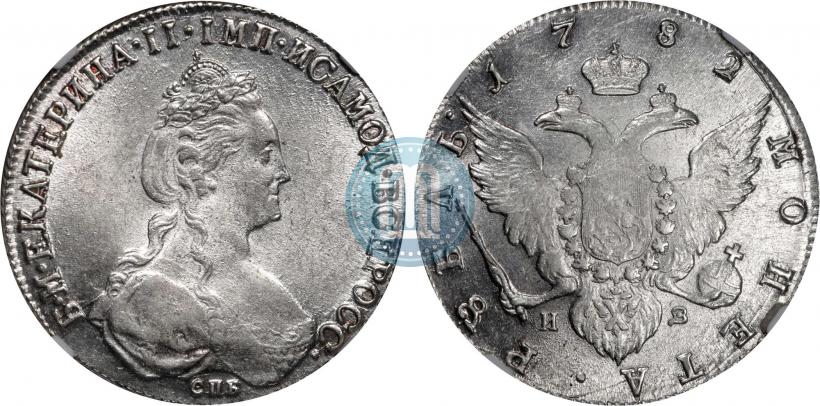 Picture 1 rouble 1782 year СПБ-ИЗ 