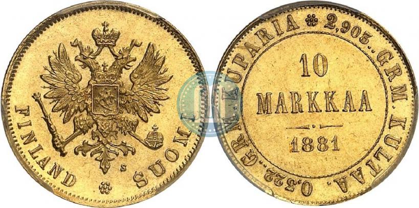 Фото 10 марок 1881 года S 