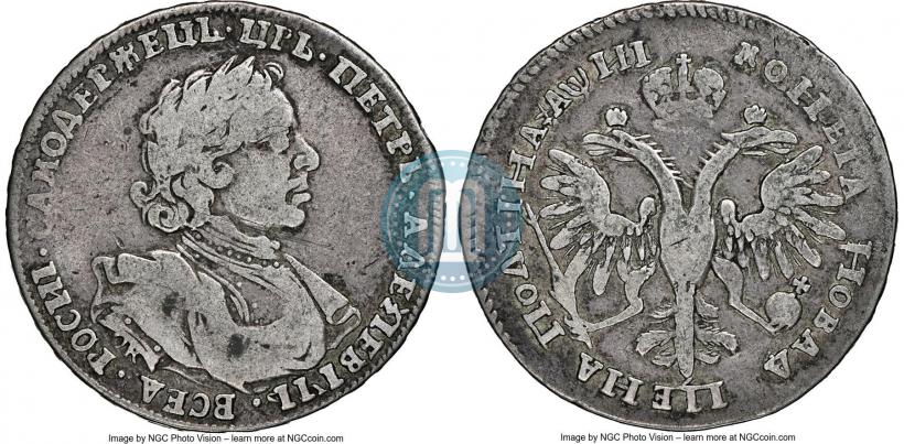 Фото Полтина 1718 года OK-L 