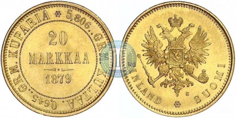 Picture 20 markkaa 1879 year S 
