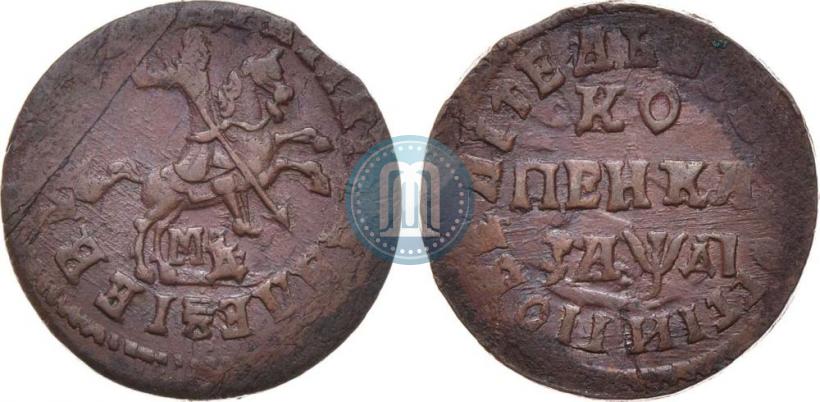 Picture 1 kopeck 1714 year МД 