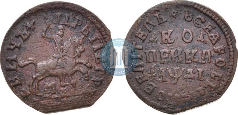 Picture 1 kopeck 1714 year МД 