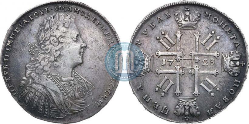 Picture 1 rouble 1728 year  "Type of 1728"