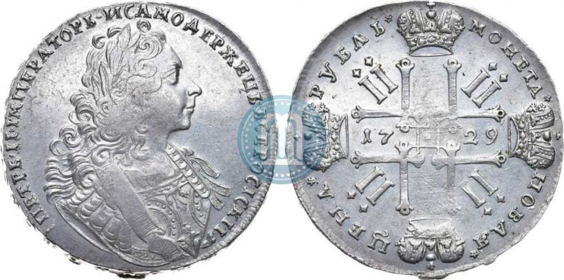 Picture 1 rouble 1729 year  "Type of 1729"