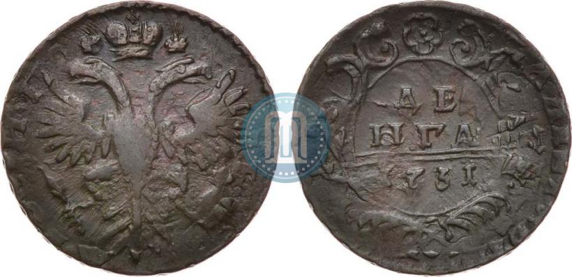Фото Денга 1731 года  