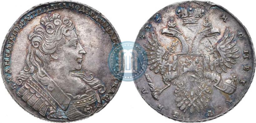 Picture 1 rouble 1732 year  