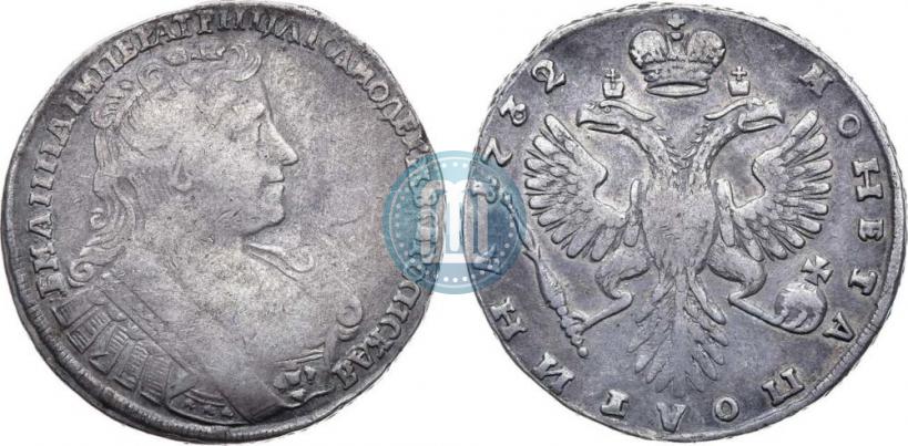 Фото Полтина 1732 года  