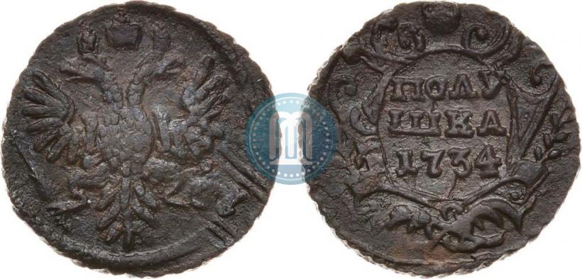 Picture Polushka 1734 year  