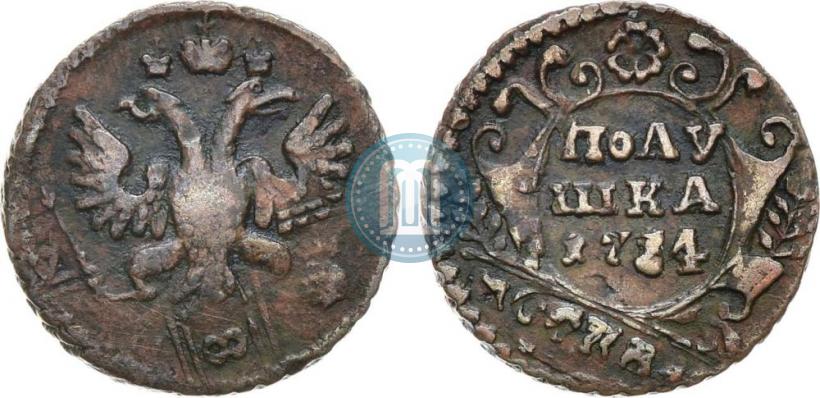 Picture Polushka 1734 year  