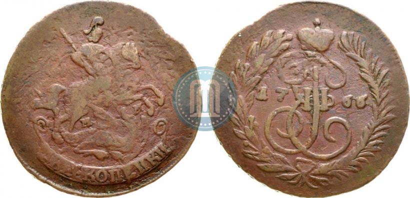 Picture 2 kopecks 1766 year ММ 