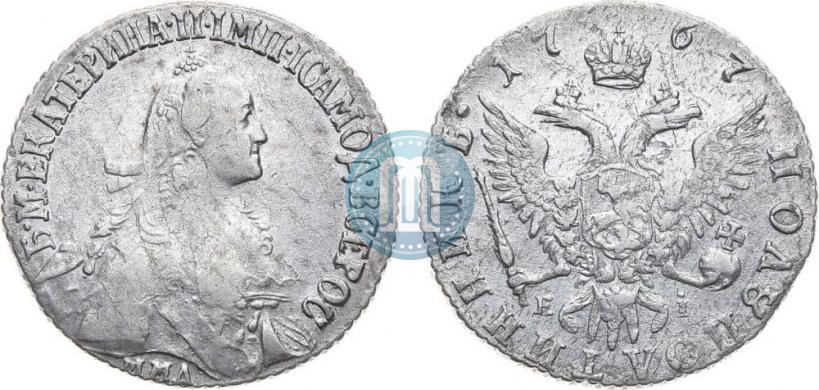 Фото Полуполтинник 1767 года ММД-EI 