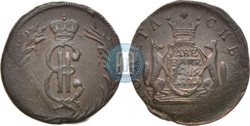 Фото 2 копейки 1771 года КМ 