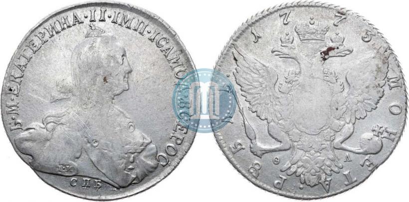 Фото 1 рубль 1773 года СПБ-ФЛ 