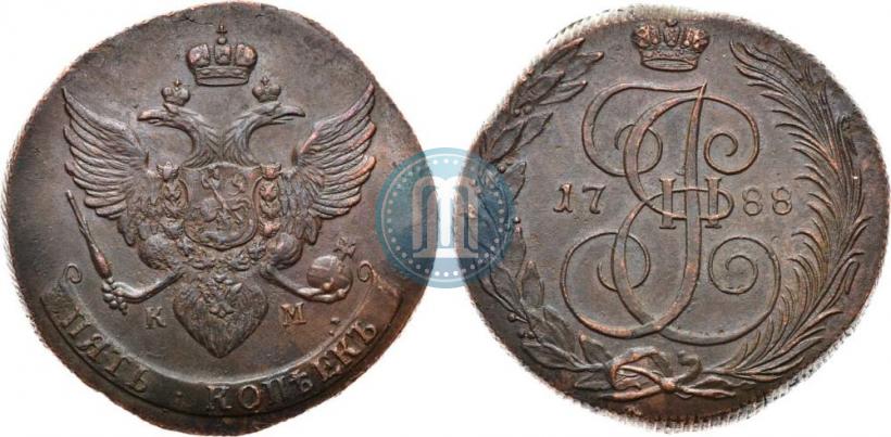 Picture 5 kopecks 1788 year КМ 