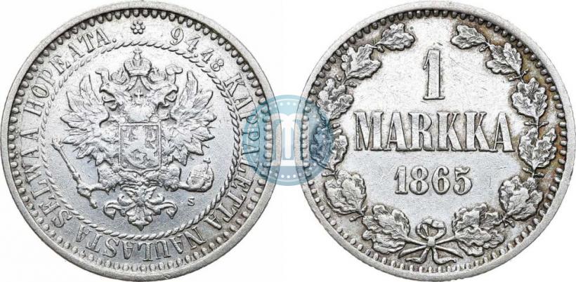 Фото 1 марка 1865 года S 