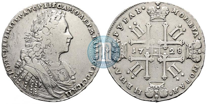 Picture 1 rouble 1728 year  "Type of 1728"