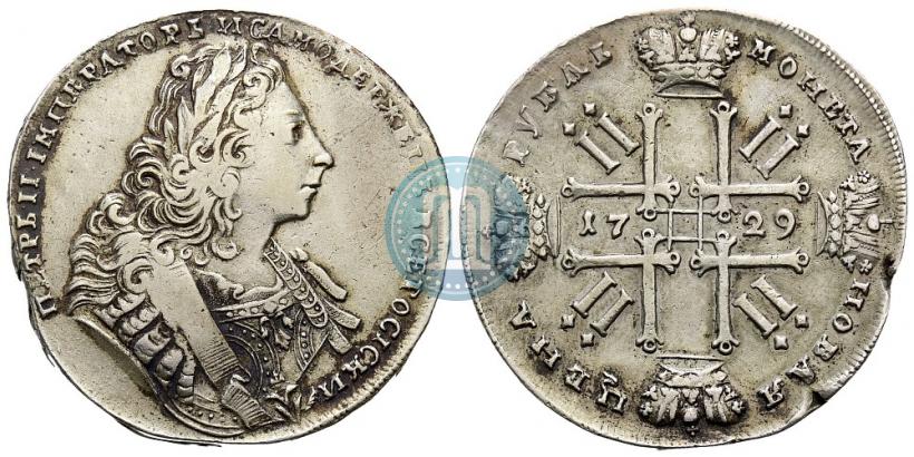 Picture 1 rouble 1729 year  "Type of 1729"