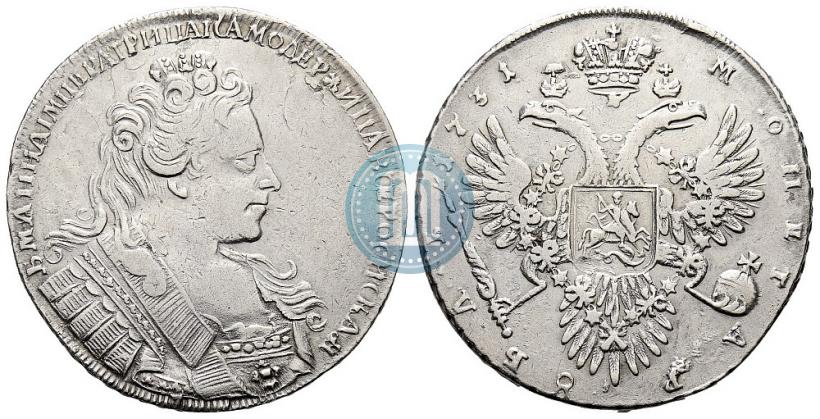 Picture 1 rouble 1731 year  