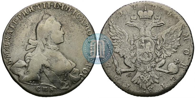 Picture 1 rouble 1765 year СПБ-ЯI 