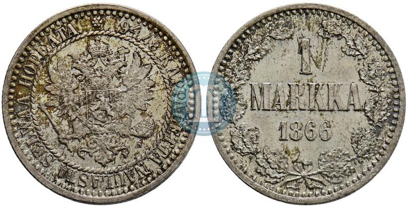 Фото 1 марка 1866 года S 