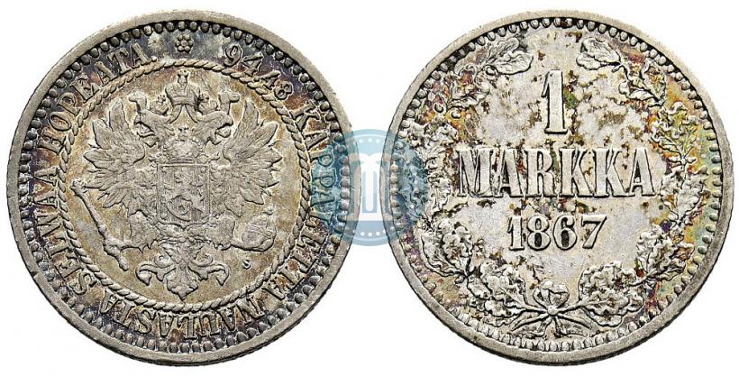 Фото 1 марка 1867 года S 