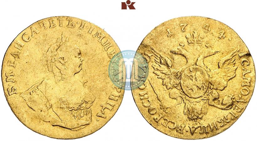 Picture 1 ducat 1744 year  