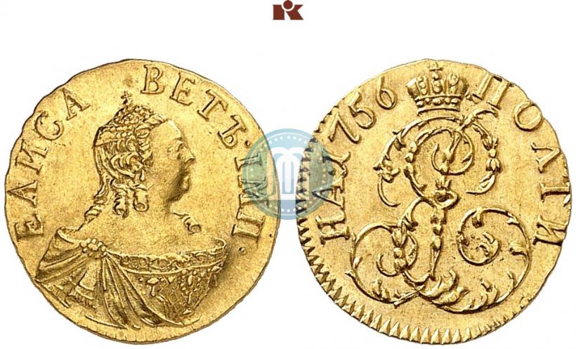 Picture Poltina 1756 year  