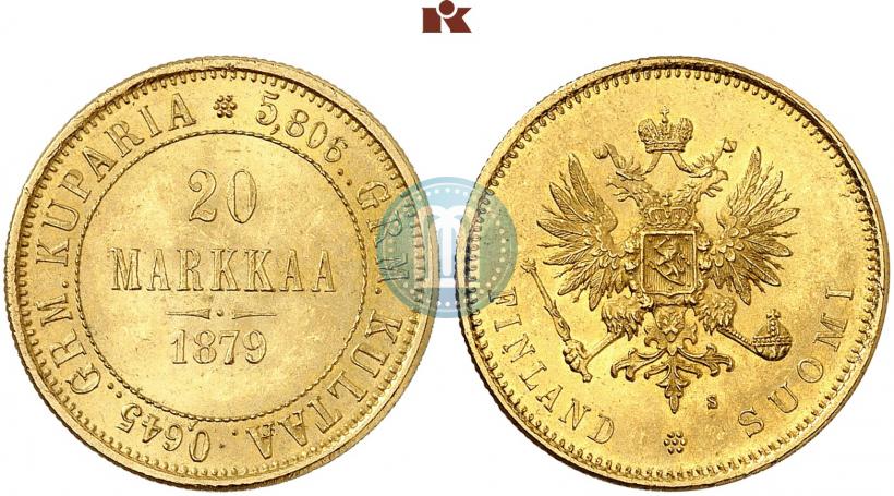 Фото 20 марок 1879 года S 